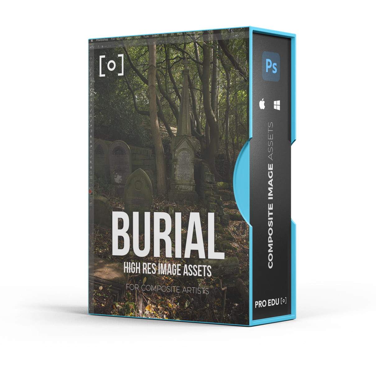 Composite Stock Asset Pack - Burial Ground Photoshop Assets Stock  PRO EDU PRO EDU