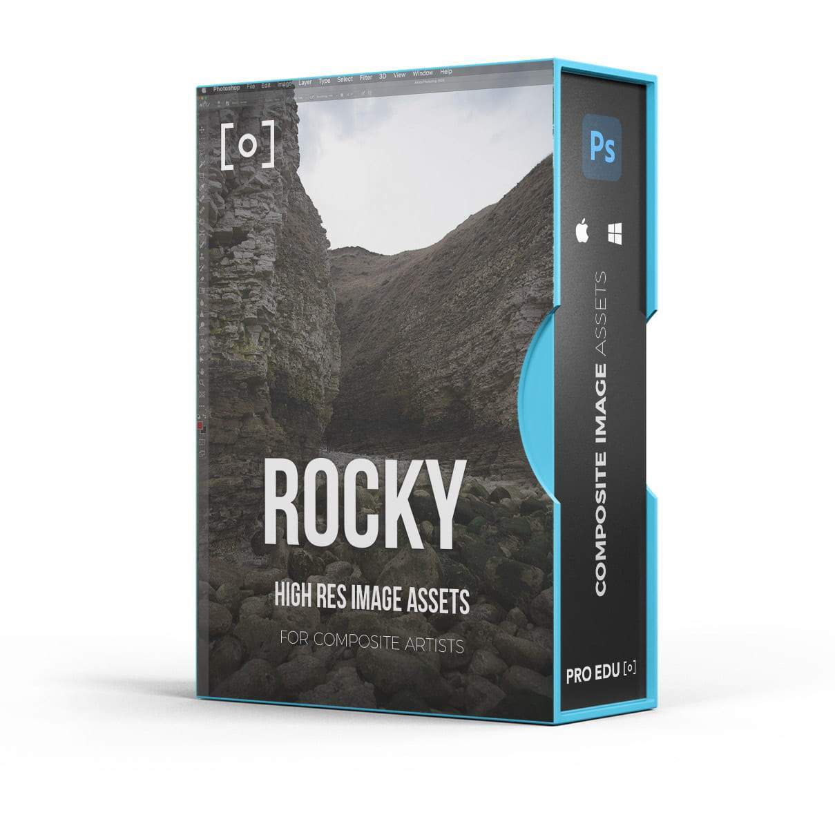 Composite Stock Asset Pack - Dramatic Rocky Beach Photoshop Assets  PRO EDU PRO EDU