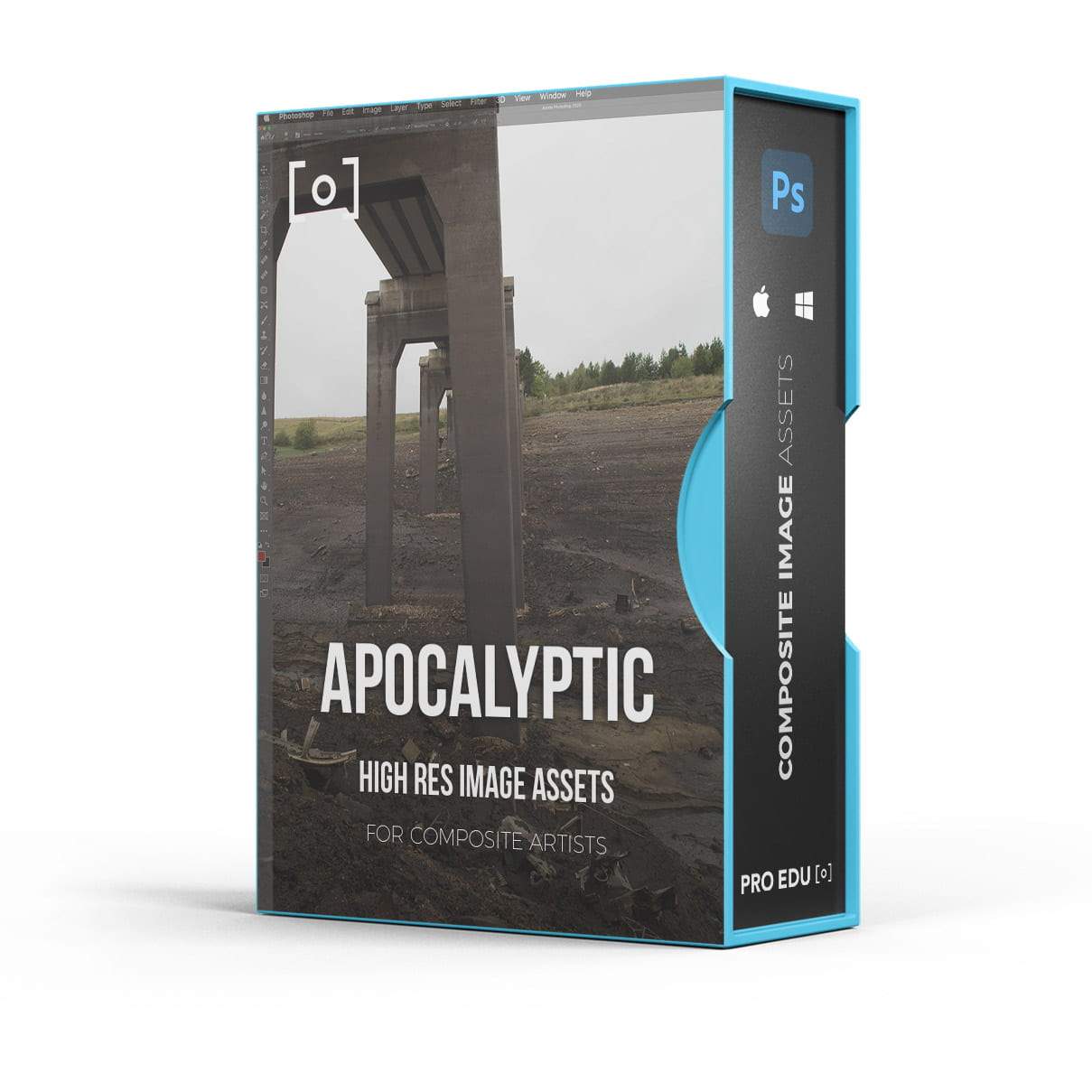 Composite Stock Asset Pack - Apocalyptic Yorkshire Photoshop Assets  PRO EDU PRO EDU