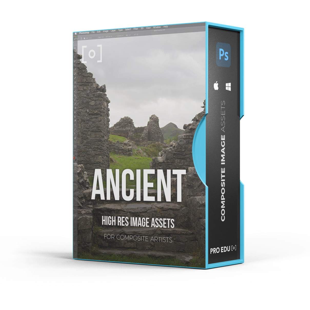 Ancient Welsh Castlet | Composite Stock Asset Pack - PRO EDU PRO EDU PRO EDU