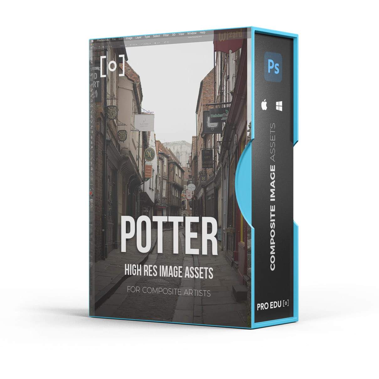 Ancient English City Composite Stock Photoshop Asset Pack PRO EDU PRO EDU